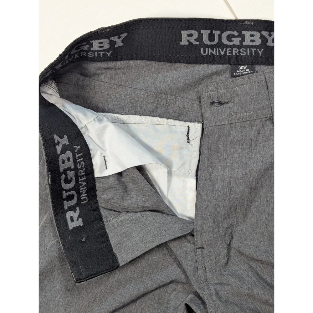 Rugby University chino Shorts Grey Size 30 Mens